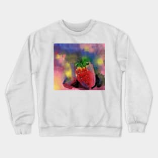 Strawberry Watercolor Crewneck Sweatshirt